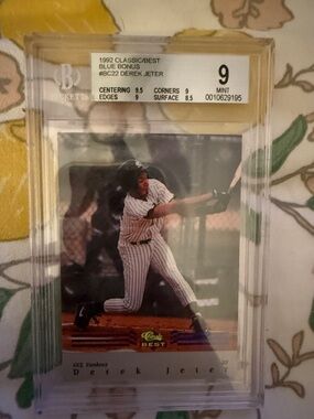 1992 Classic/Best Derek Jeter Rookie Card - Blue Bonus